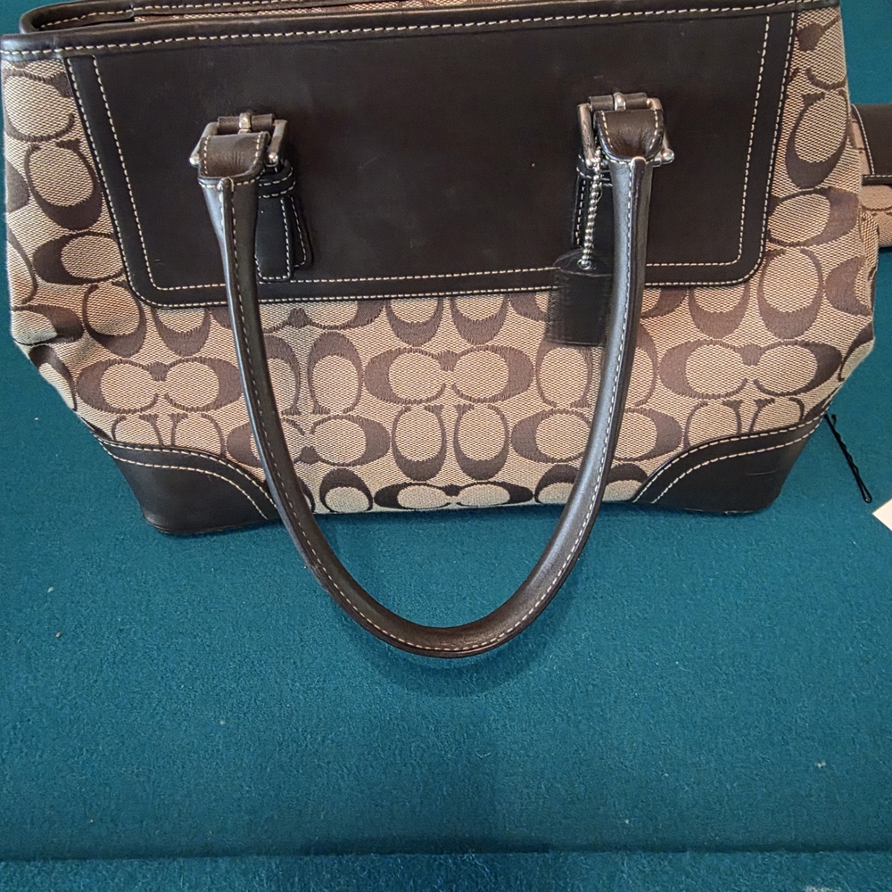 Coach Signature Brown Tote Bag